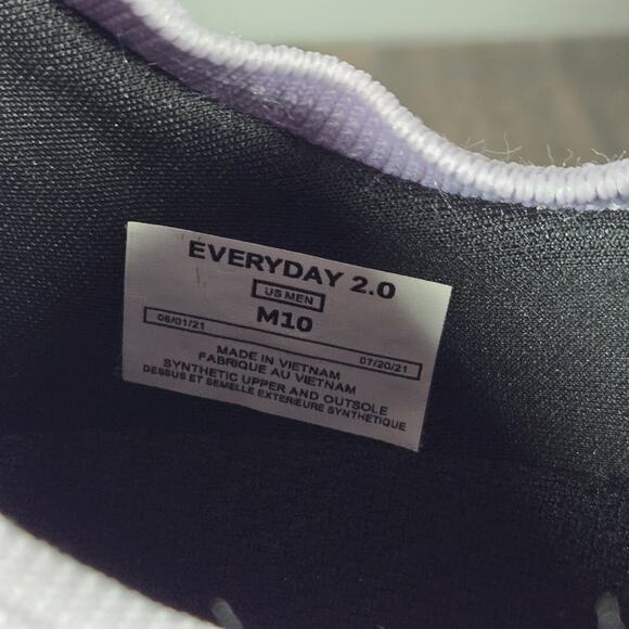 Vessi Everyday 2.0 Mens Size 10 Lace Up Waterproof Shoes Sneakers Purple - Picture 10 of 13